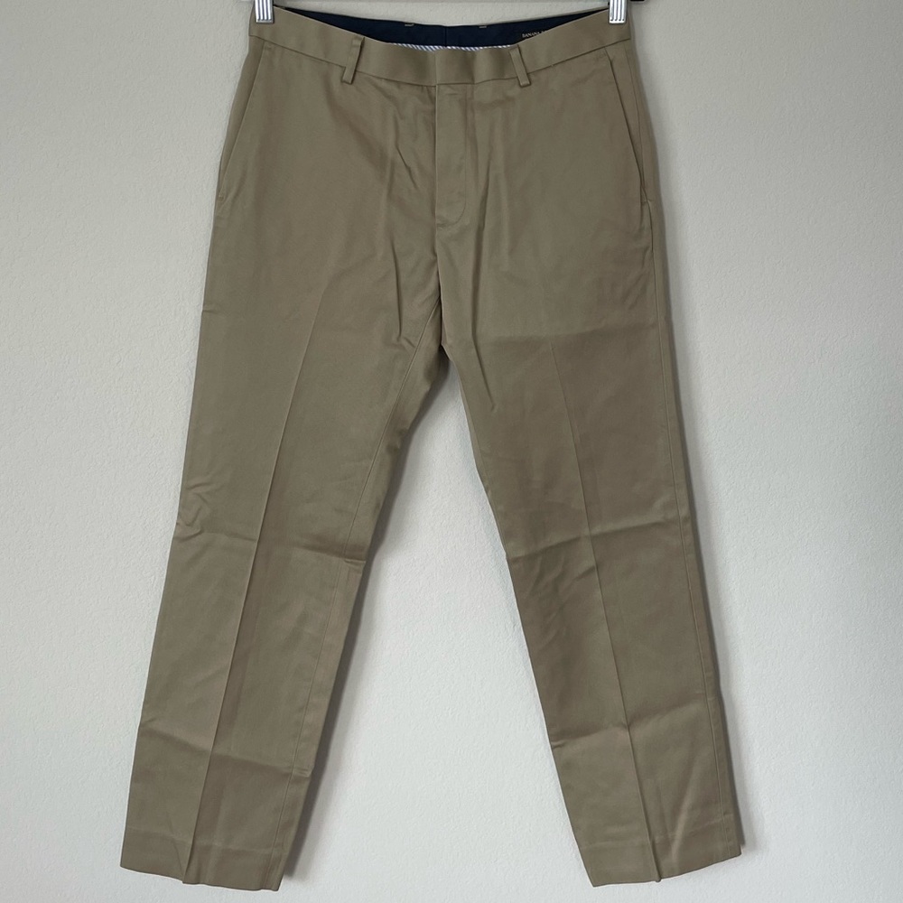 Banana Republic Non-Iron Tailored Slim Fit Pants